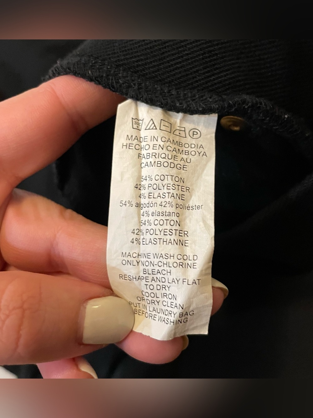 Michael Kors Black Strech Jeggings size L - Picture 5 of 6